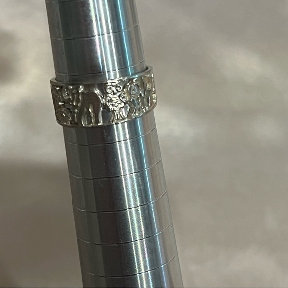 Sterling Silver 925 Good Luck Lucky Charms Luck Symbol Ring Size 6.5 - Picture 7 of 16